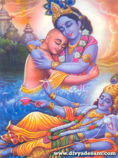 Sri Krishna and His Friend Kuselar