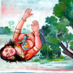 Sri Krishna killing Boothaki