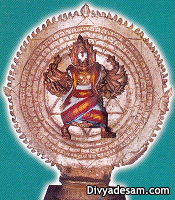 Sri Chakrathalwar Alwar, Thirumohur Divya Desam