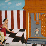 Sri Srinivasar runs inside the Temple