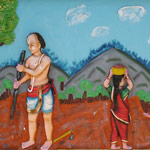 Swamy Ananthan Pillai along with His wife perform Nandhavana Kainkaryam