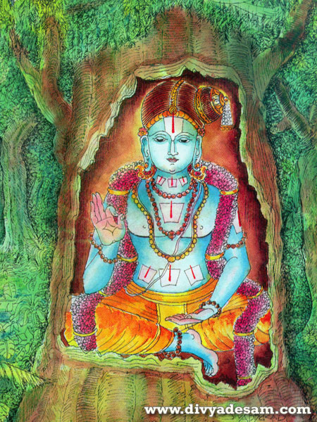 Swamy Nammalwar under Tamarind Tree