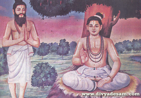 Swamy Nammalwar and Madhurakavi Alwar